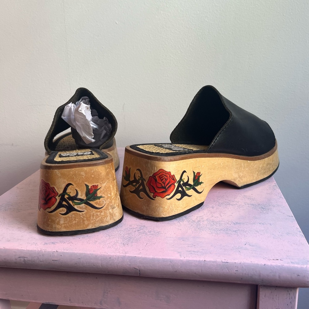 Vintage platform sandal heels